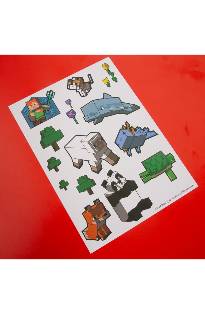 MINECRAFT Wall Clings 50+ Vinyl Stickers, Decals For Room Decor, Alternate, color, Multicolored