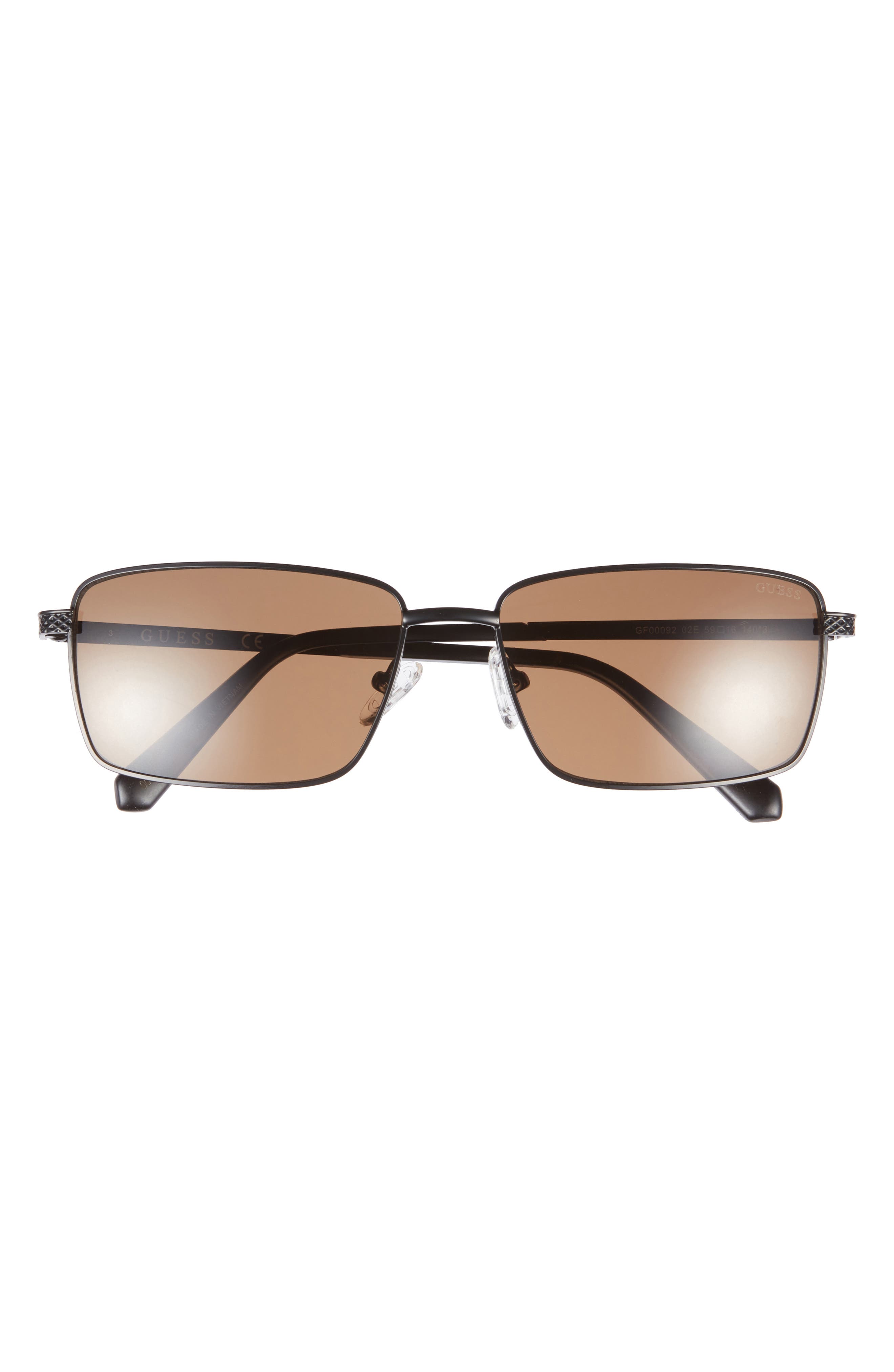 GUESS 59mm Rectangular Sunglasses