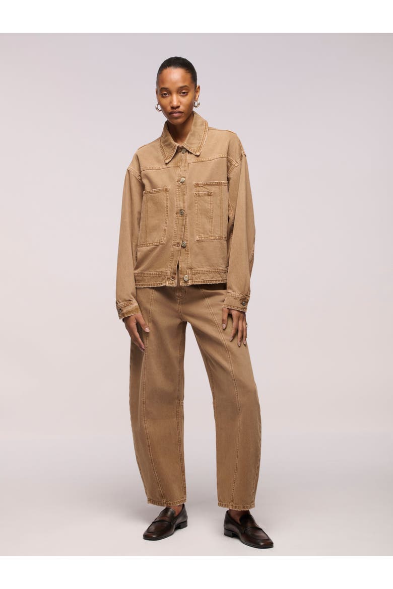 Lido Ankle Jean, Alternate, color, Oak Brown