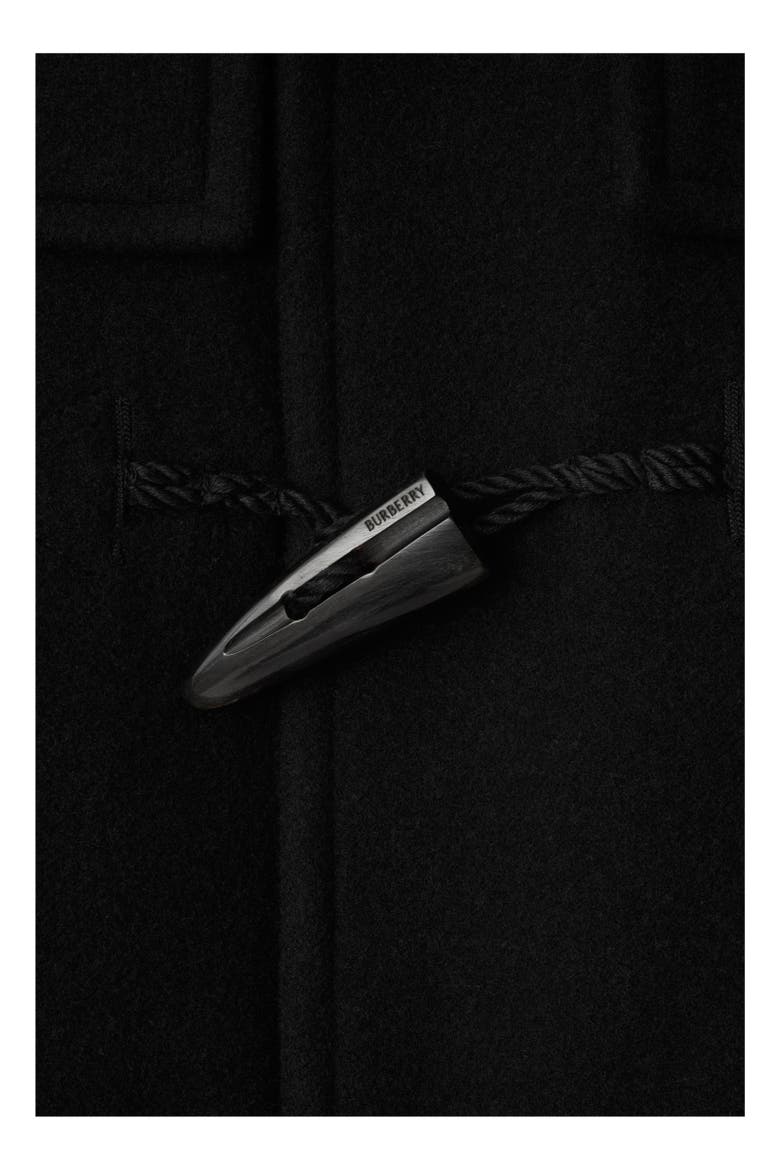 Wool Duffle Coat, Alternate, color, Black