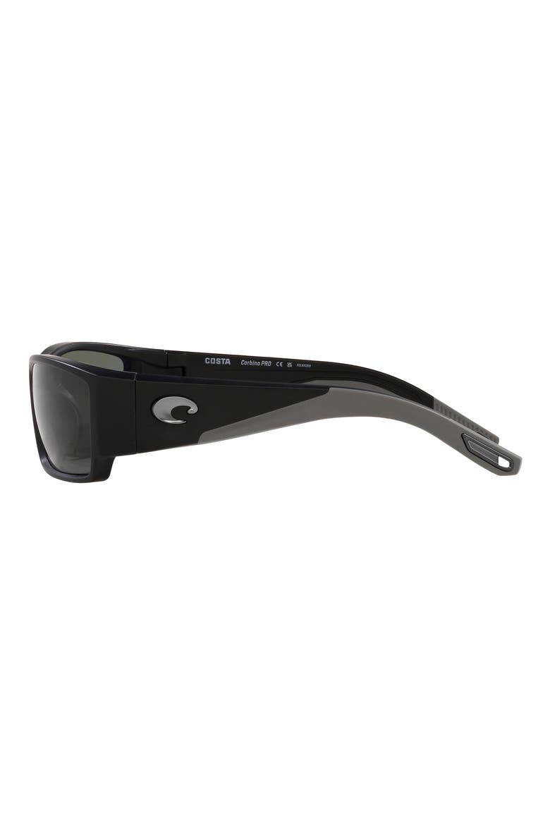 Corbina Pro 61mm Rectangular Sunglasses, Alternate, color, MATTE BLACK