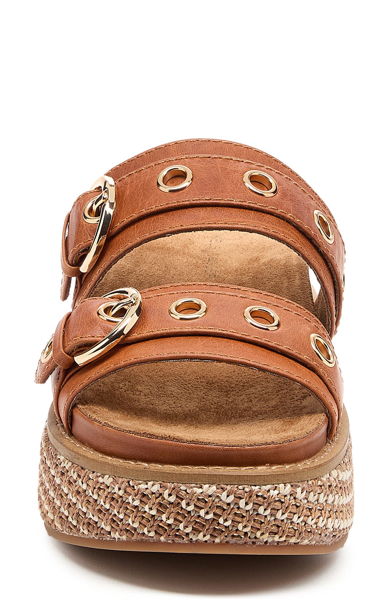 Penny Platform Slide Sandal, Alternate, color, AUBURN