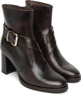 NeroGiardini Leather Ankle Strap Bootie