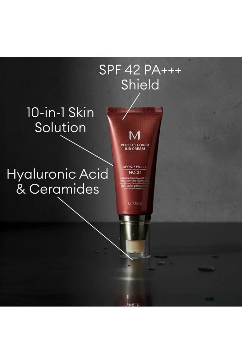 M Perfect Cover BB Cream SPF 42 PA+++, Alternate, color, No.13 (BRIGHT BEIGE)
