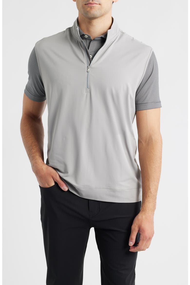 Torque Quarter-Zip Vest, Main, color, SEAL