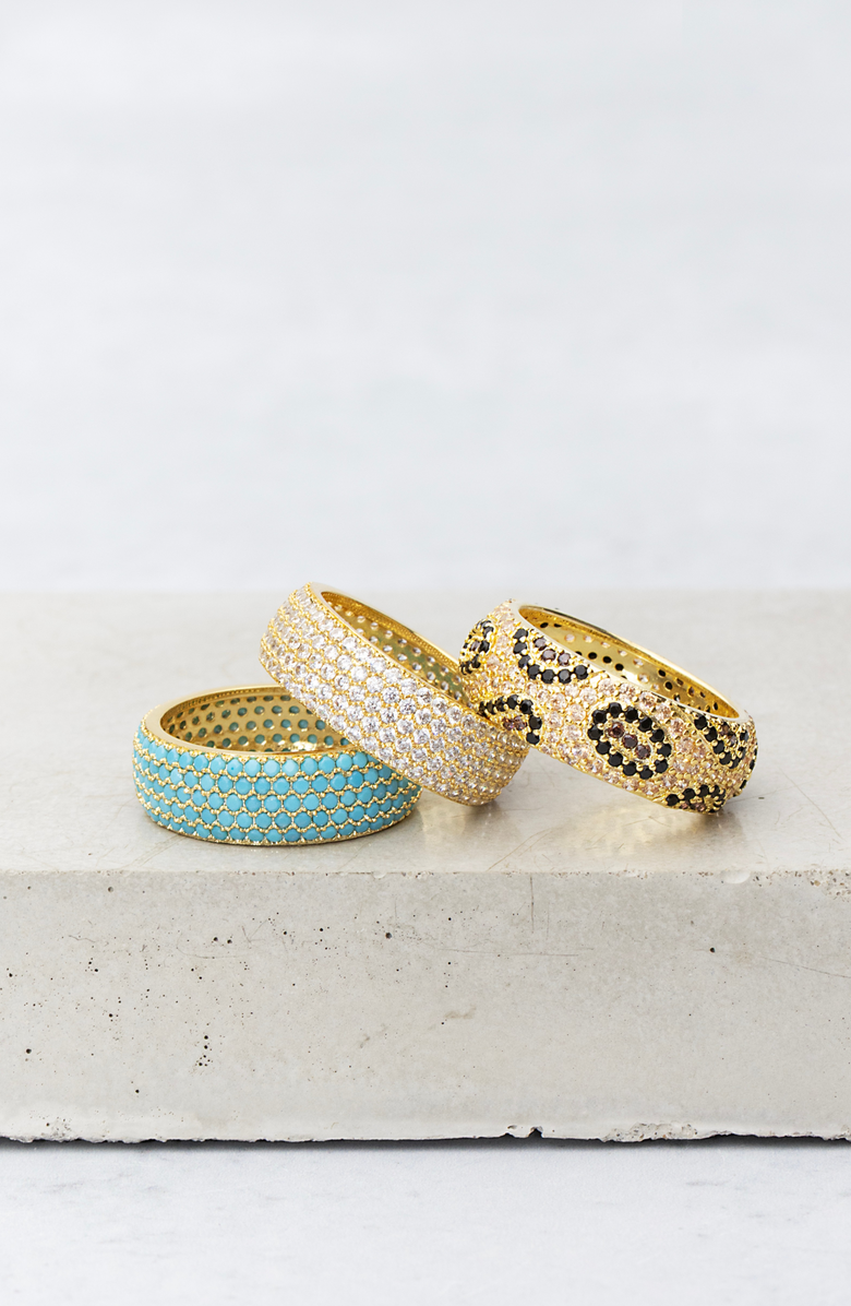 NATIVE GEM Mini Billionaire Ring, Alternate, color, Gold