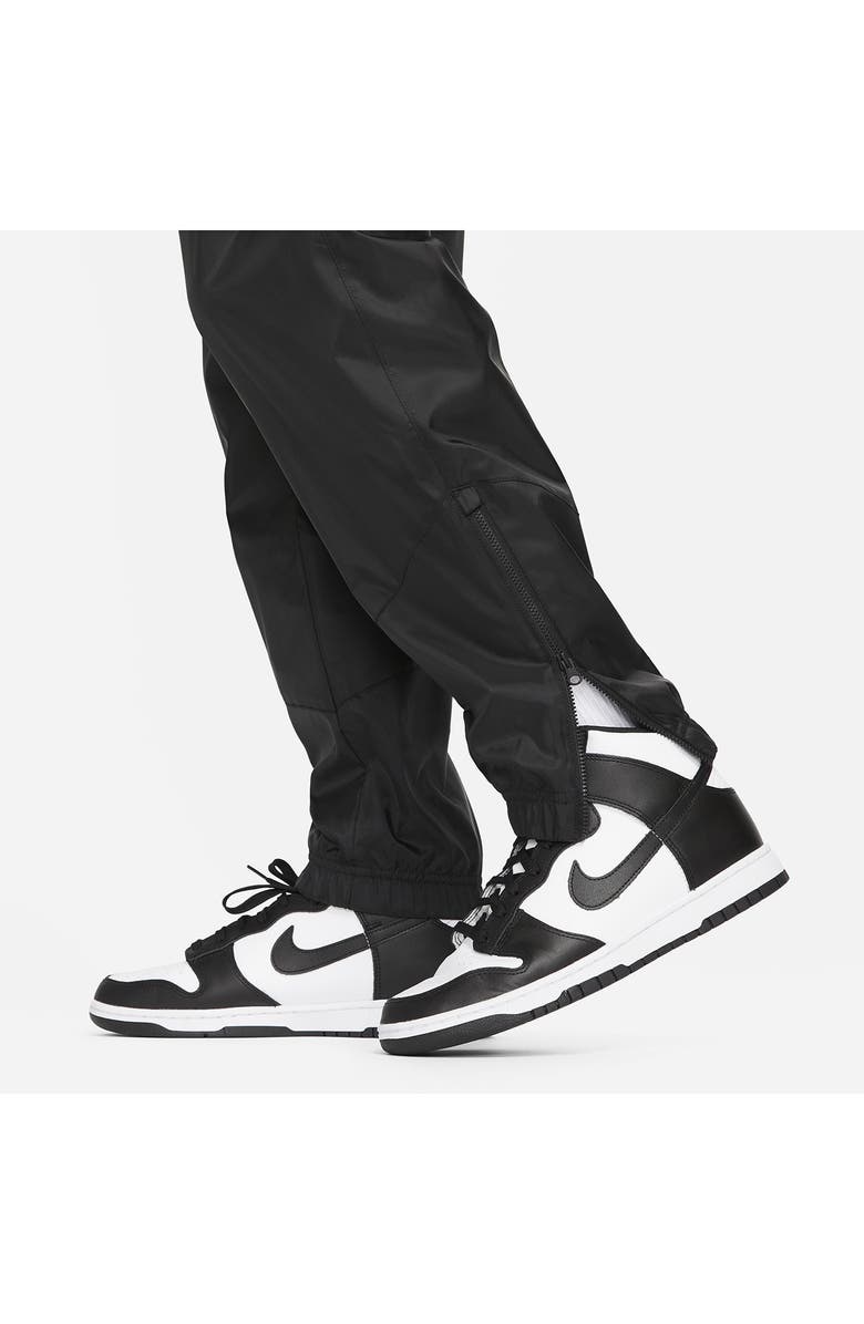Nike Windrunner Woven Lined Pants, Alternate, color, Black/ Black/ White