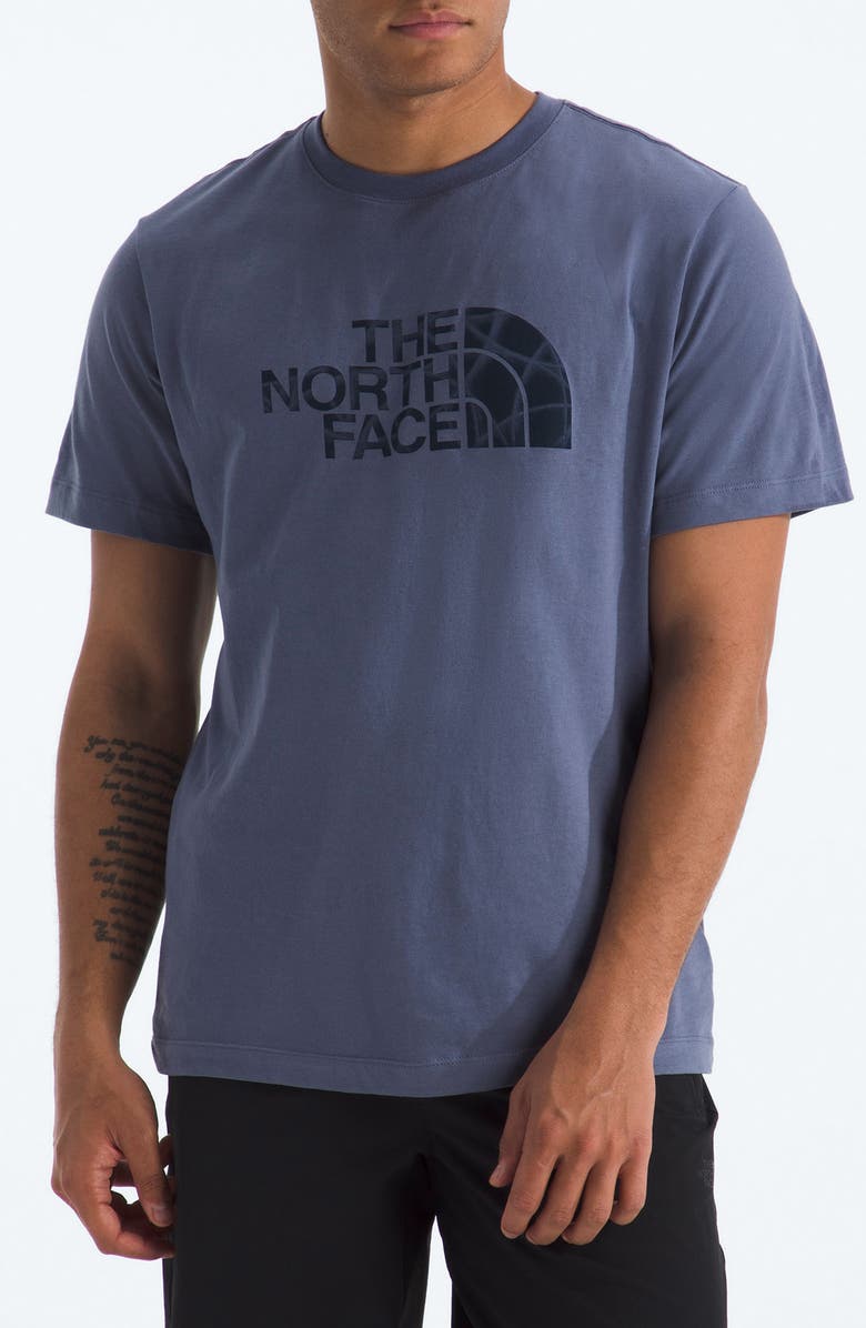The North Face Evolution Sun Halos Half Dome Cotton Graphic T-Shirt, Main, color, Twilight Galaxy