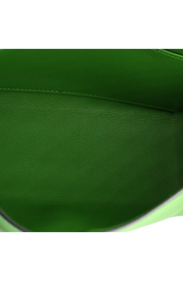 Pre-Owned Hermes Kelly Pochette Evercolor, Alternate, color, Vert Yucca