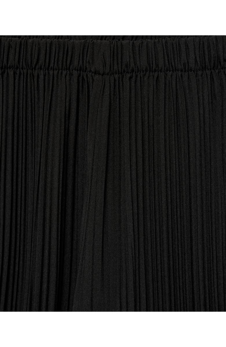 MANGO Pleated Wide Leg Pants, Alternate, color, 