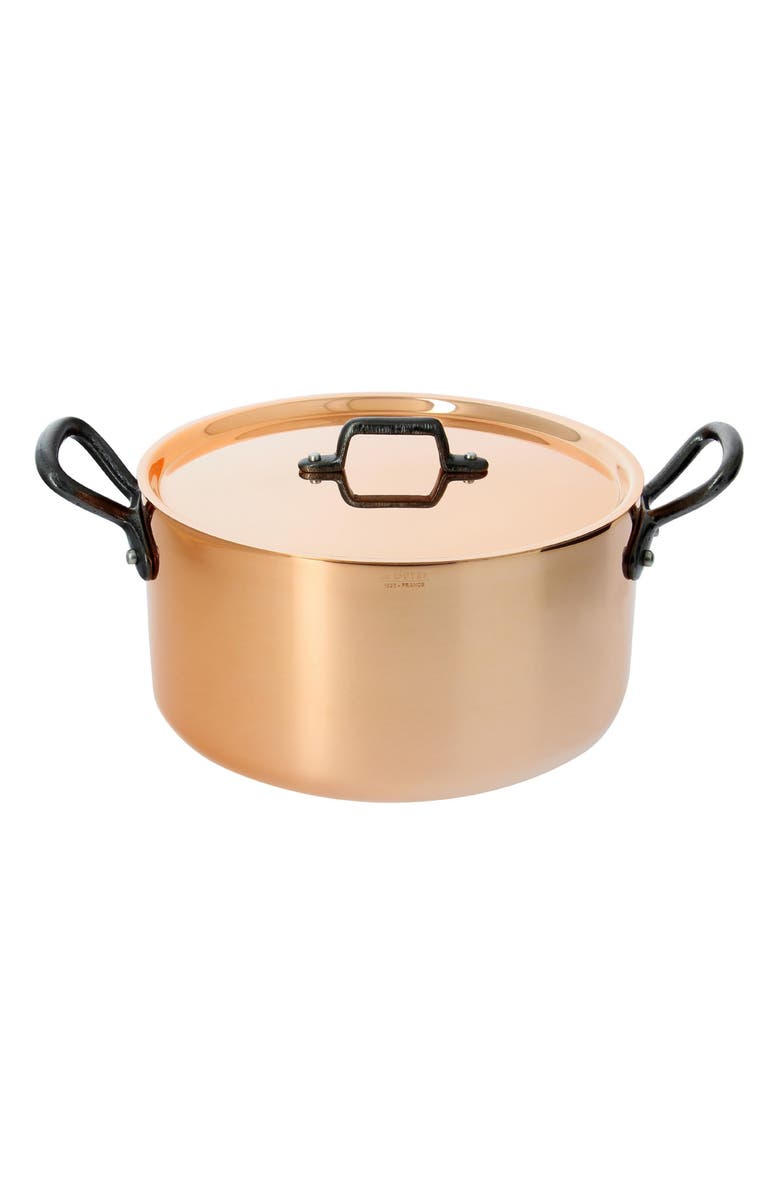 DE BUYER Inocuivre Tradition Copper Stew Pan, Main, color,