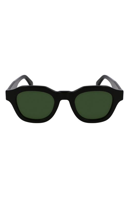 Paul Smith Lyford 48mm Small Modified Rectangular Sunglasses In Black