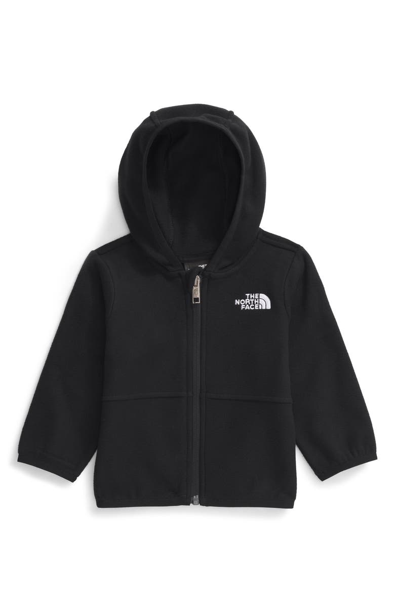 The North Face Glacier Fleece Zip Hoodie, Main, color, Tnf Black