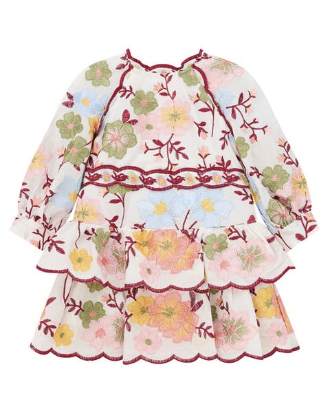 Penelope Cotton Embroidered Mini Dress