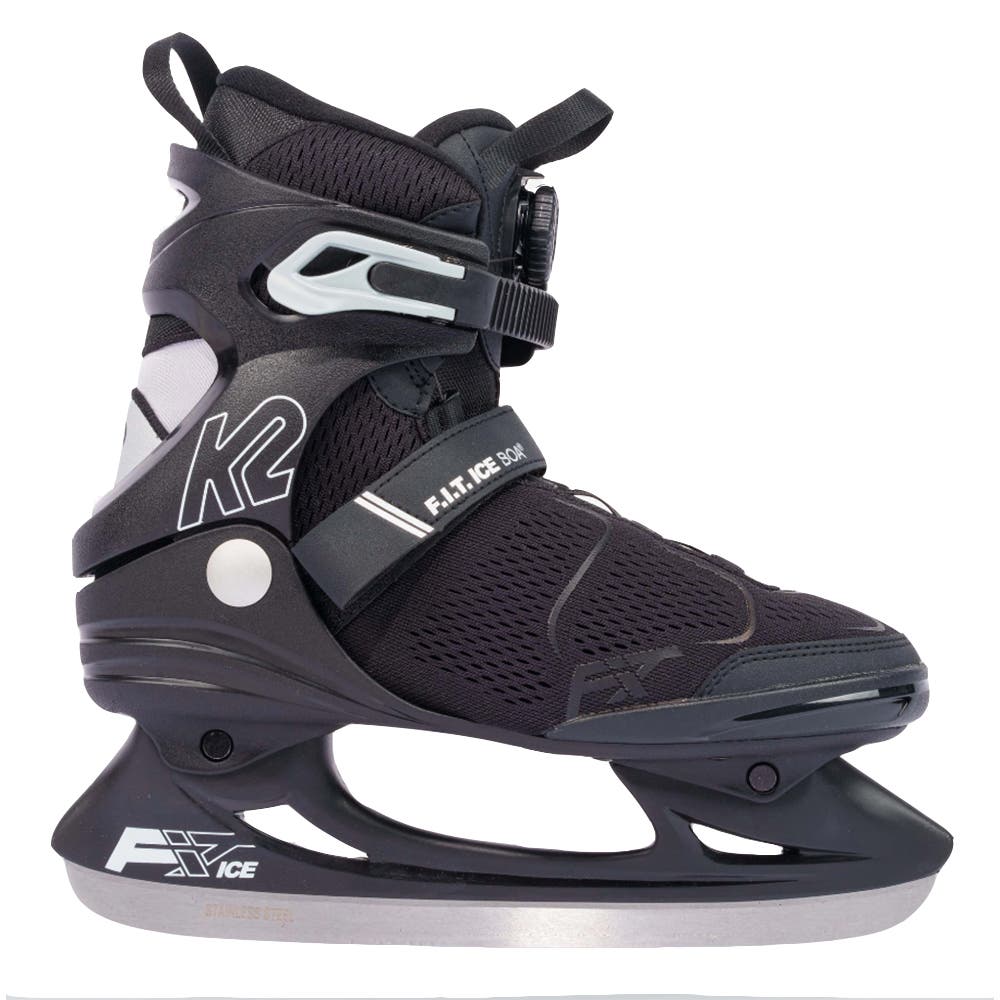 K2 F.I.T. Ice Boa Mens Ice Skates 2022, Alternate, color, Gray