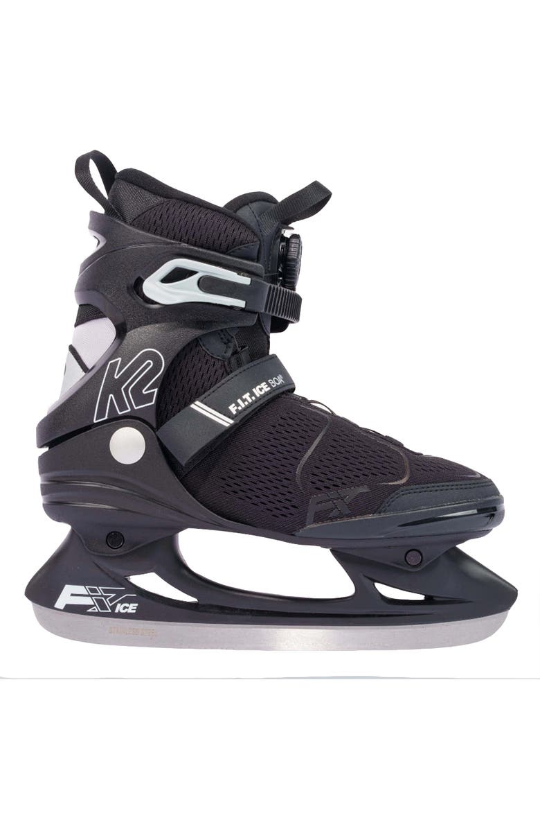 K2 F.I.T. Ice Boa Mens Ice Skates 2022, Alternate, color, Gray