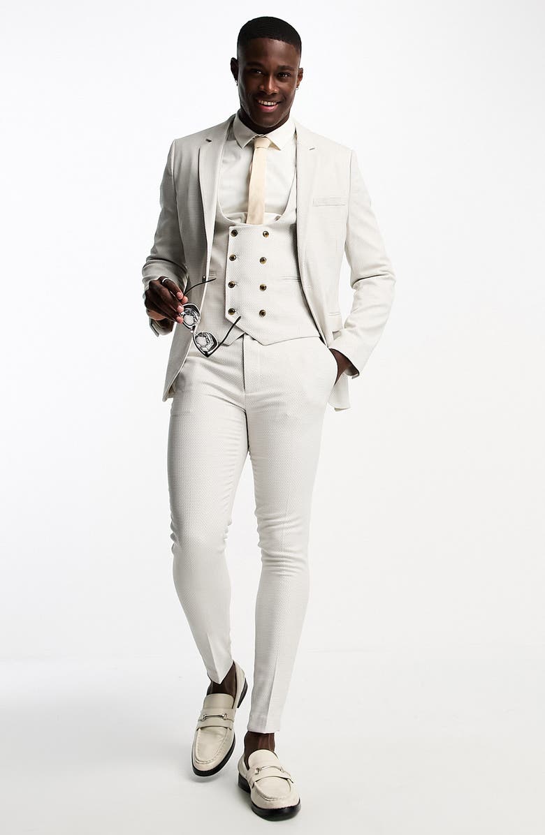 ASOS DESIGN Super Skinny Suit Jacket, Alternate, color,