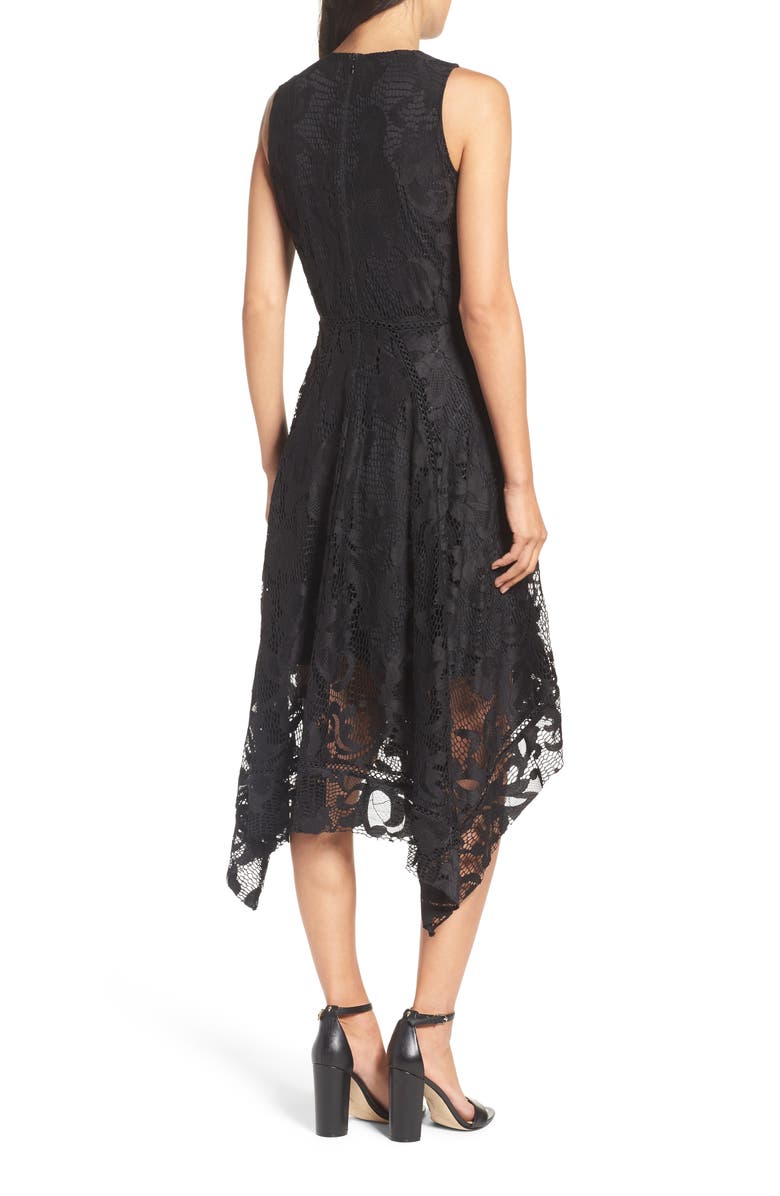 Taylor Dresses Lace Fit & Flare Dress, Alternate, color,