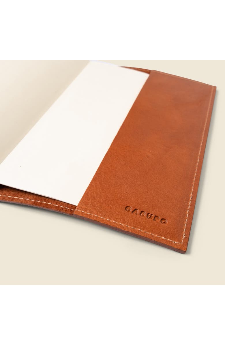 Casupo Refillable A5 Leather Journal Cover, Alternate, color, Tan Limited Edition