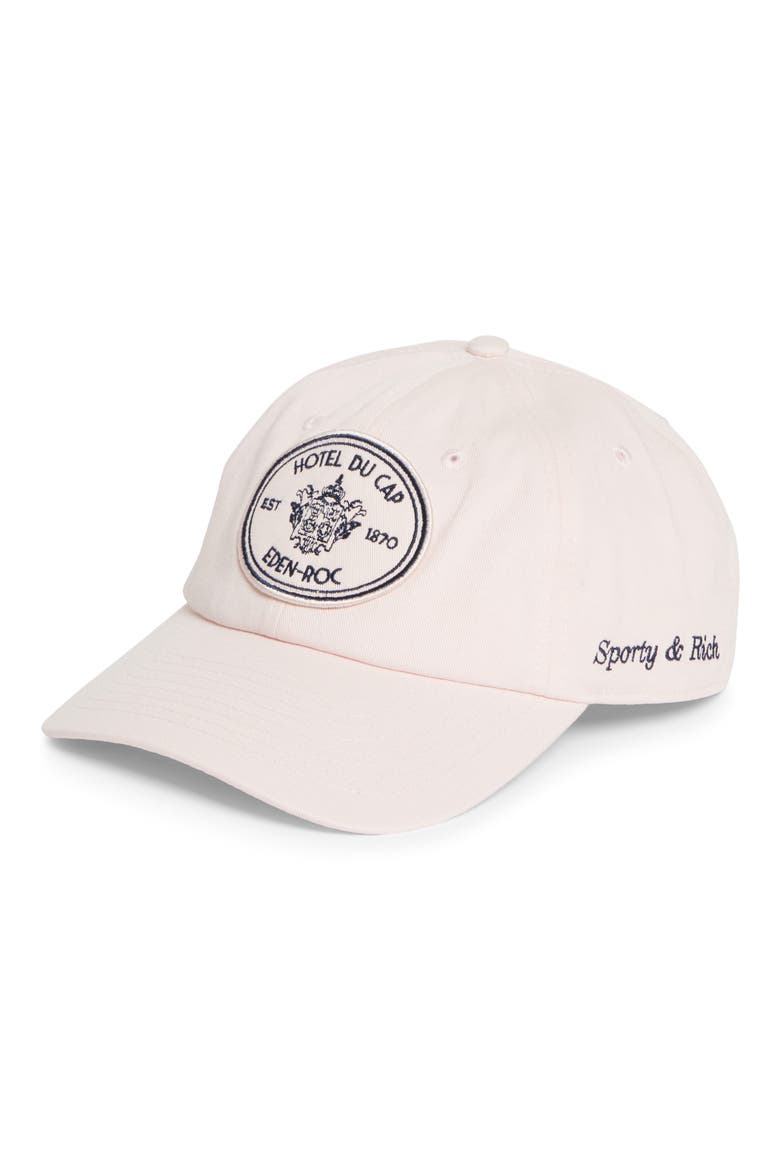 Eden Crest Cotton Twill Baseball Cap, Main, color, PINK DOLPHIN