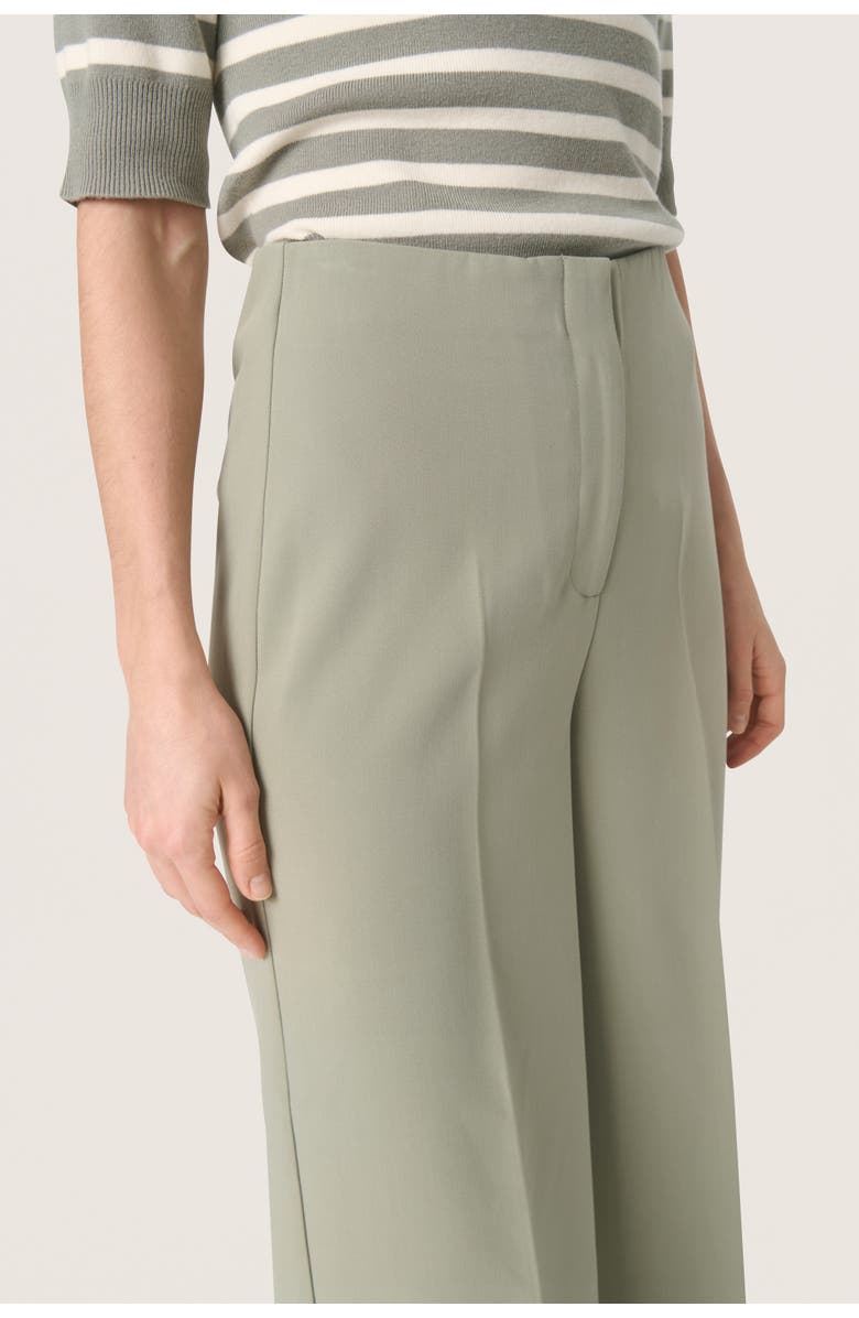 Soaked in Luxury Corinne High-Waisted Culotte Trousers, Alternate, color, Shadow