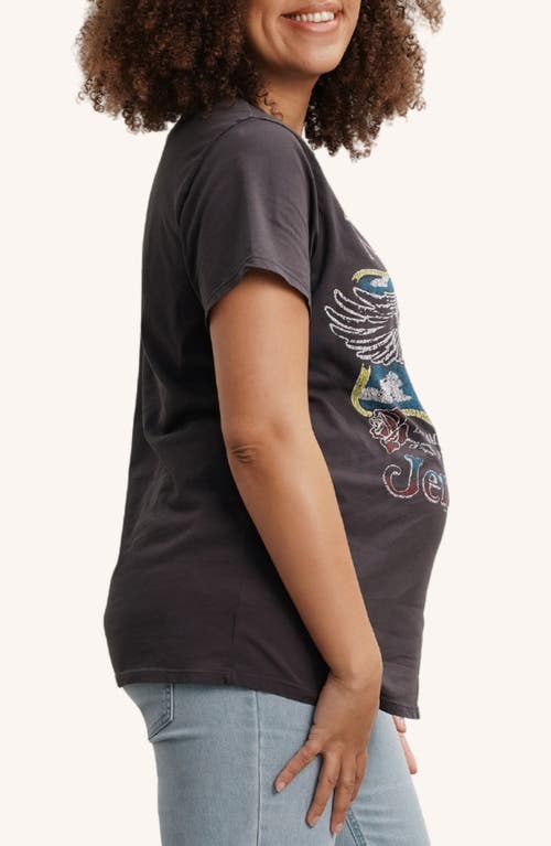 Nom Maternity The Groove Tee In Waylon/black