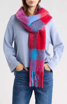 Steve Madden Mmmpop Plaid Lofty Scarf