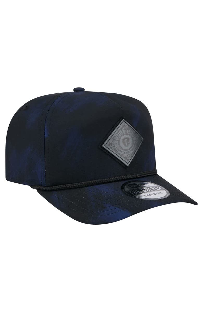 New Era Men's New Era Black Seattle Sounders FC Golfer Snapback Hat, Alternate, color, Black