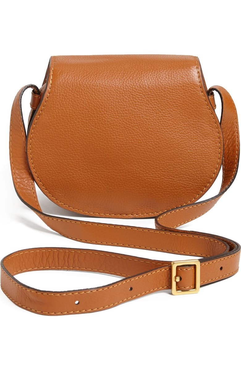Chloé Small Marcie Crossbody Bag, Alternate, color, Tan Gold Hrdwre