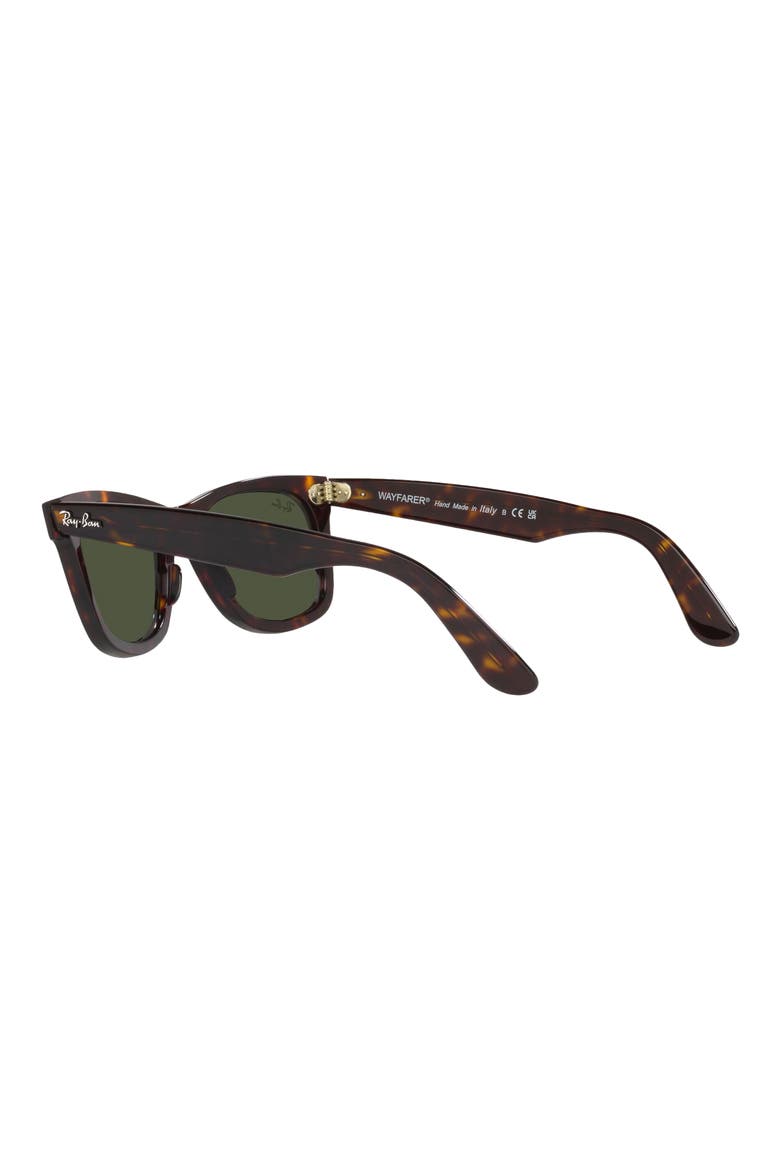 Wayfarer 50mm Square Sunglasses, Alternate, color, GREEN BLACK