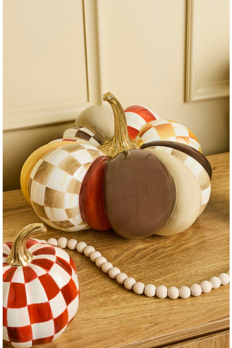 Harvest Glow Patchwork Pumpkin, Alternate, color, MULTI