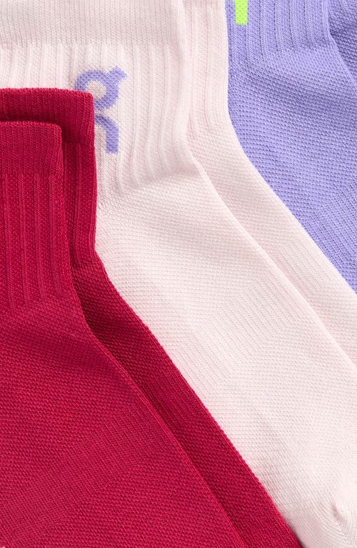 On Logo Mid 3-pack Socks In Multi