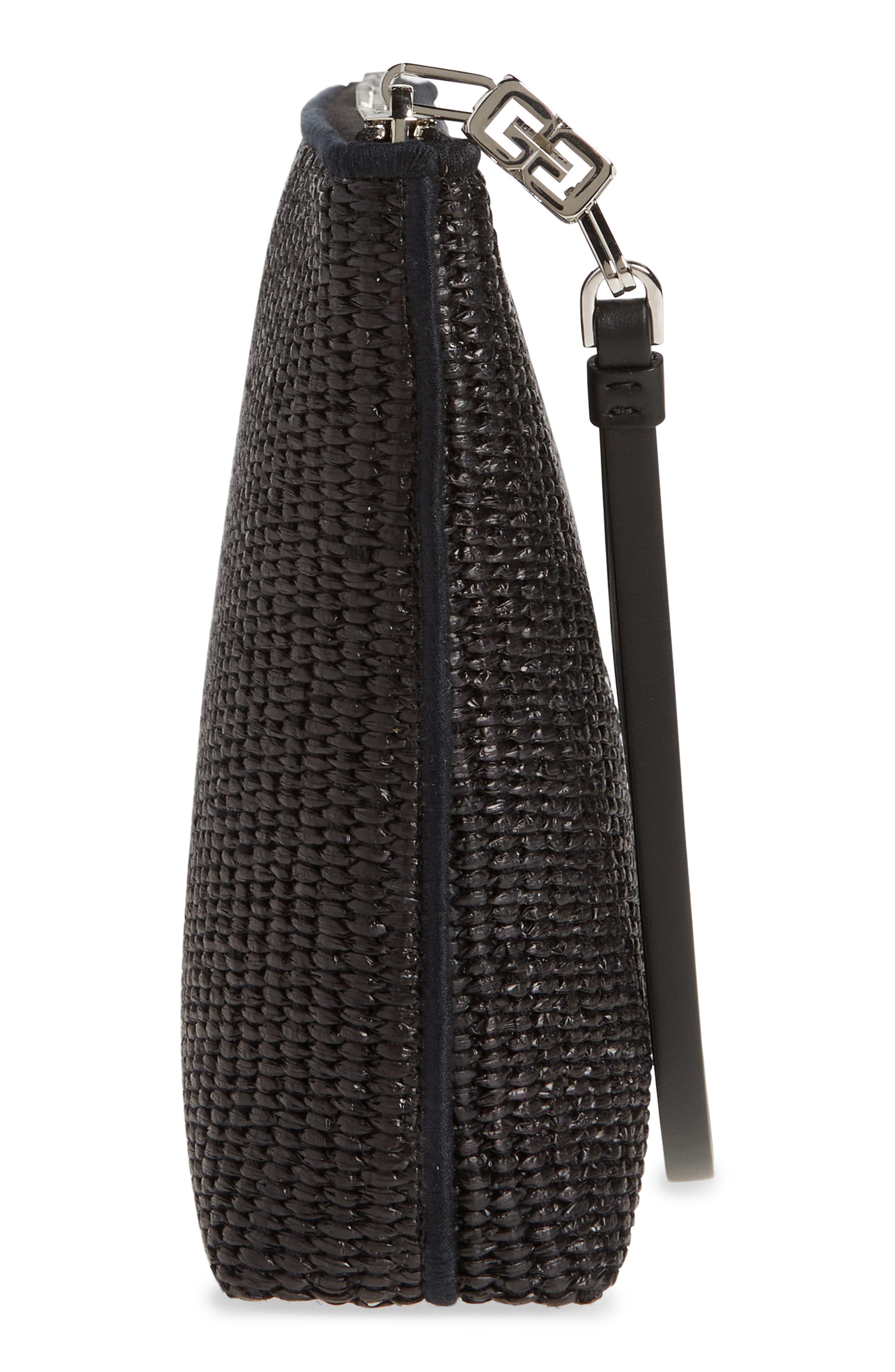 Givenchy Raffia Travel Pouch, Alternate, color, 