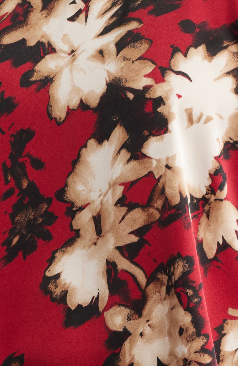 Anne Klein Floral Angel Sleeve Top, Alternate, color, 