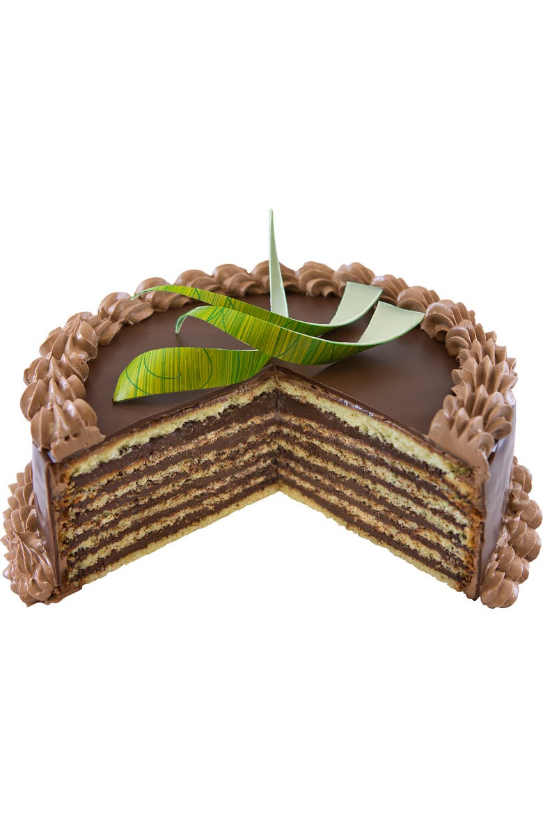 3 Piece Layer Cake Slicing Kit With 12-Inch Serrated Knife, Alternate, color, Silver
