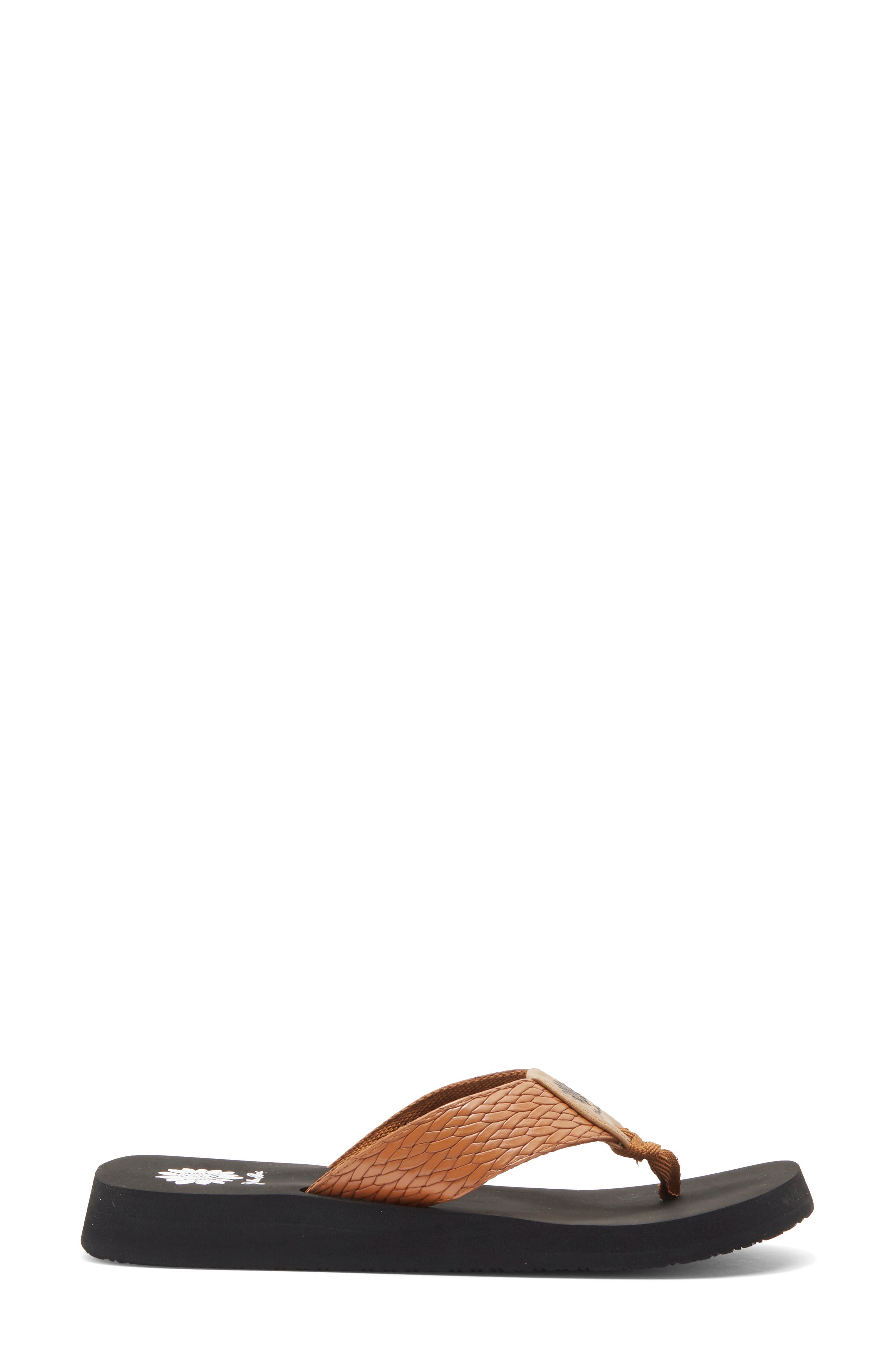 Yellow Box Premium Flax Flip Flop, Alternate, color, Tan