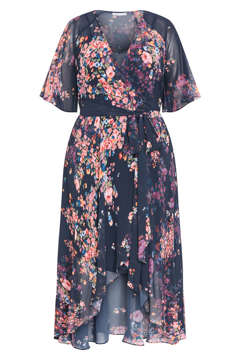Lovers Lane Wrap Maxi Dress, Alternate, color, ROYAL BLUE