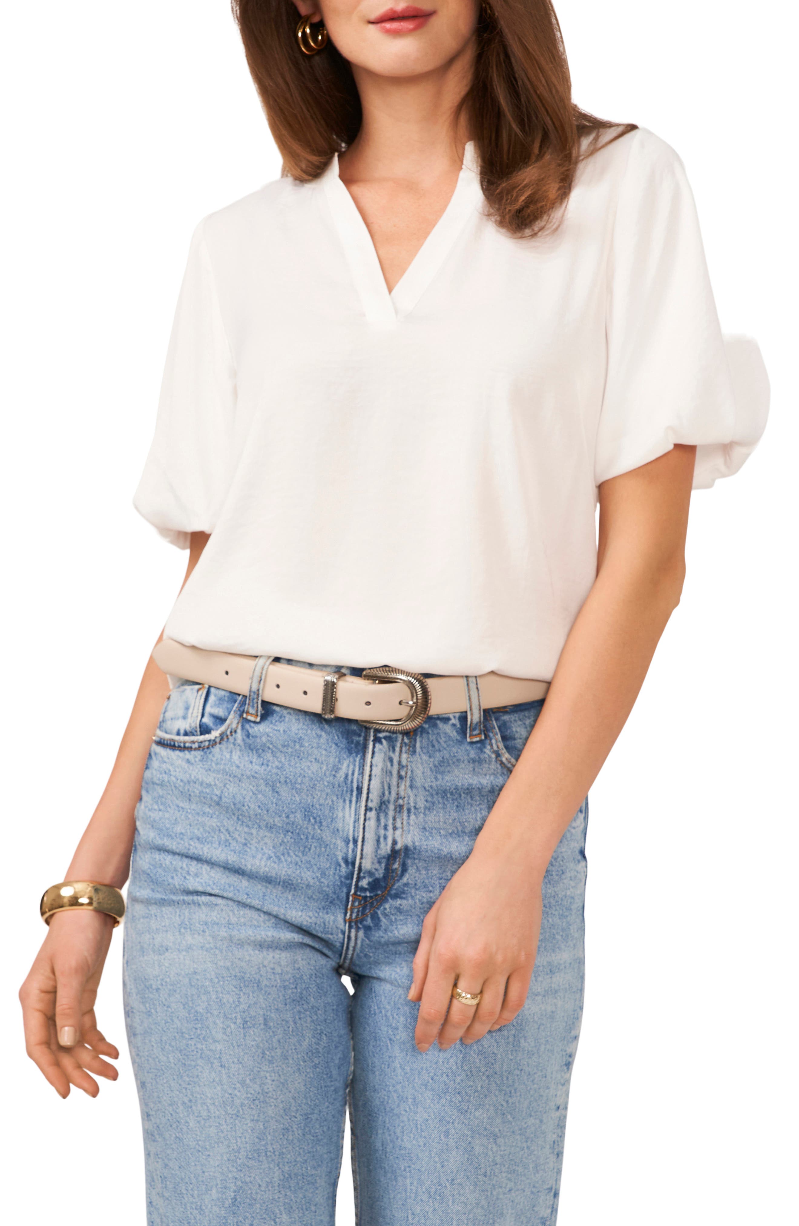 vince camuto linen top