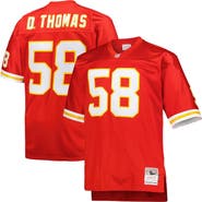 Mitchell & Ness Men's Mitchell & Ness Derrick Thomas Red Kansas City Chiefs Big & Tall 1994 Retired Player Replica Jersey