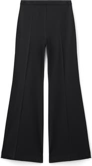 MANGO High Waist Flare Pants