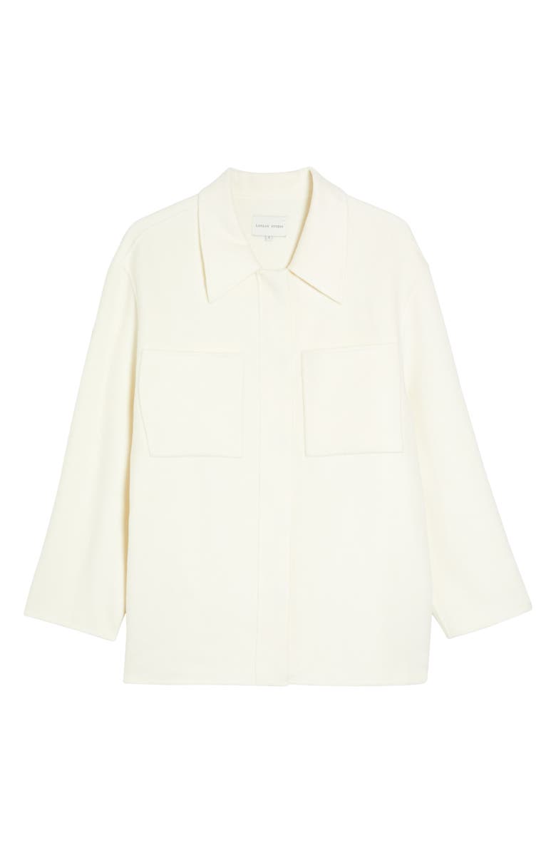 LOULOU DE SAISON Riva Wool & Cashmere Felt Jacket, Main, color,