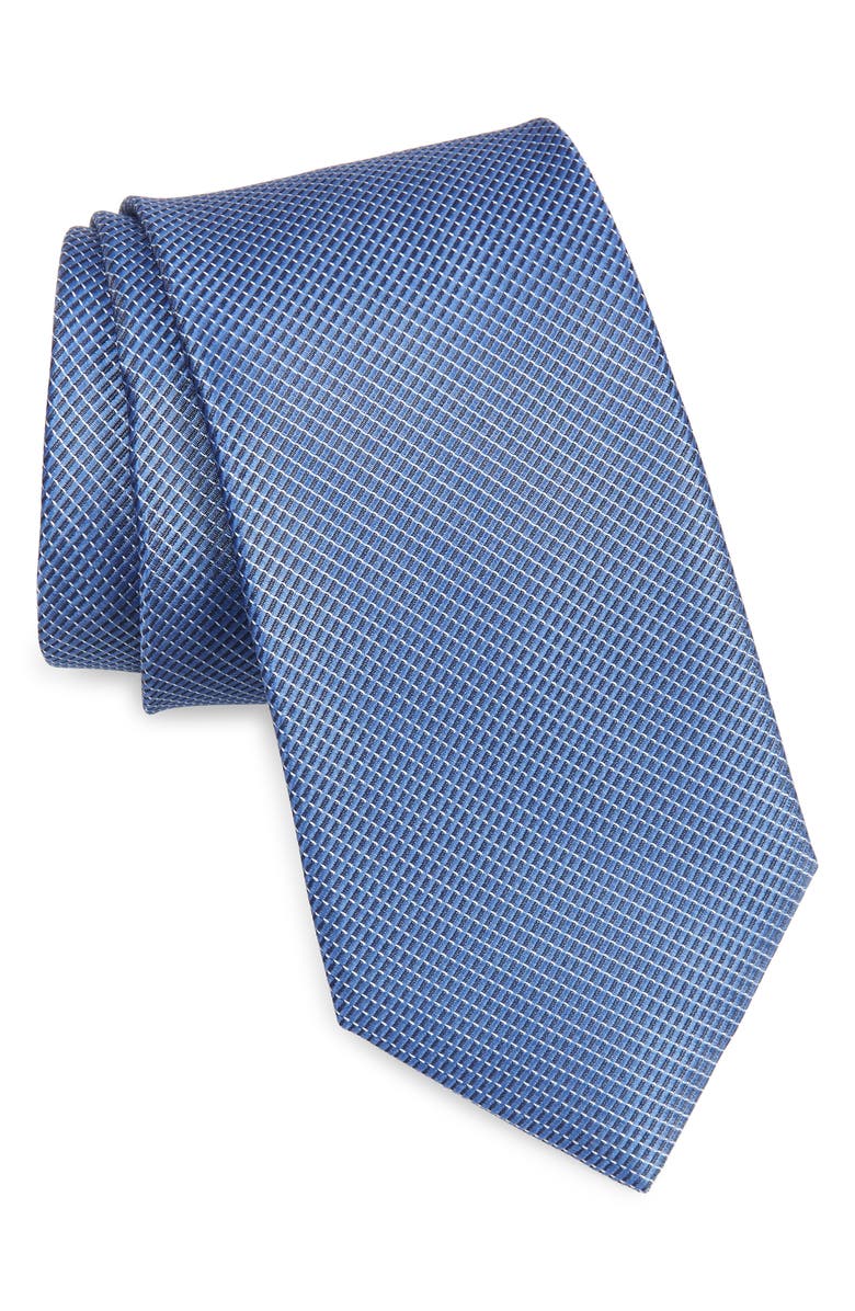 NORDSTROM MEN'S SHOP Nordstrom Burgen Micro Pattern Silk Tie, Main, color, 