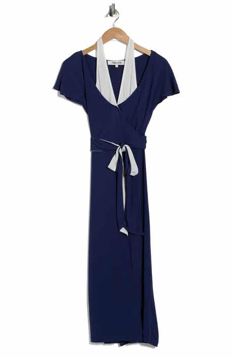 Diane von Furstenberg Kelly Short Sleeve Wrap Dress