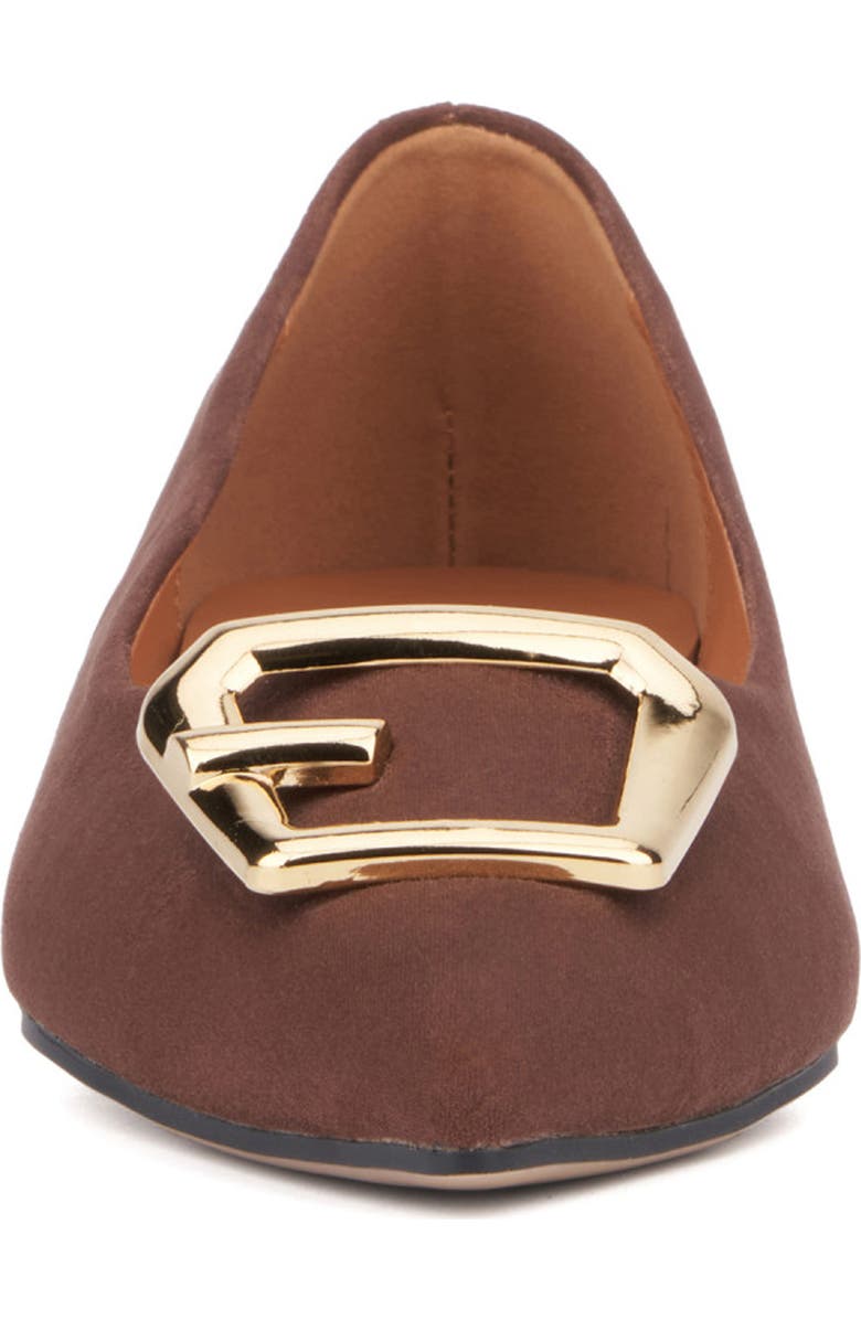 TORGEIS Hartwell Pointed Toe Flat, Alternate, color, Tan