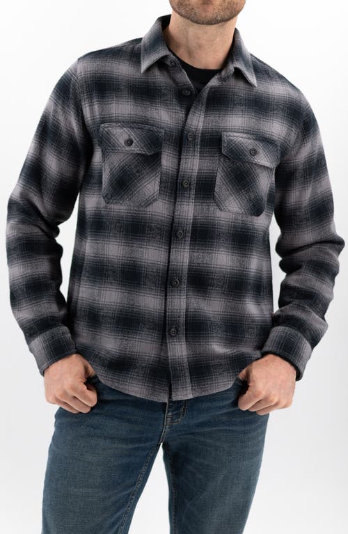 Devil-dog Dungarees Plaid Cotton Flannel Cpo Shirt Jacket In Multi