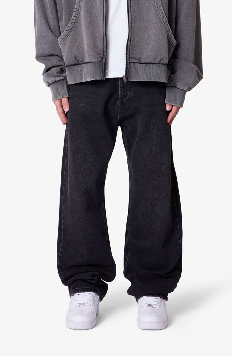 mnml Ultra Baggy Jeans, Main, color, Stone Wash Black