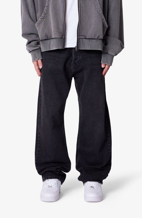 Ultra Baggy Jeans (Stone Wash Black)