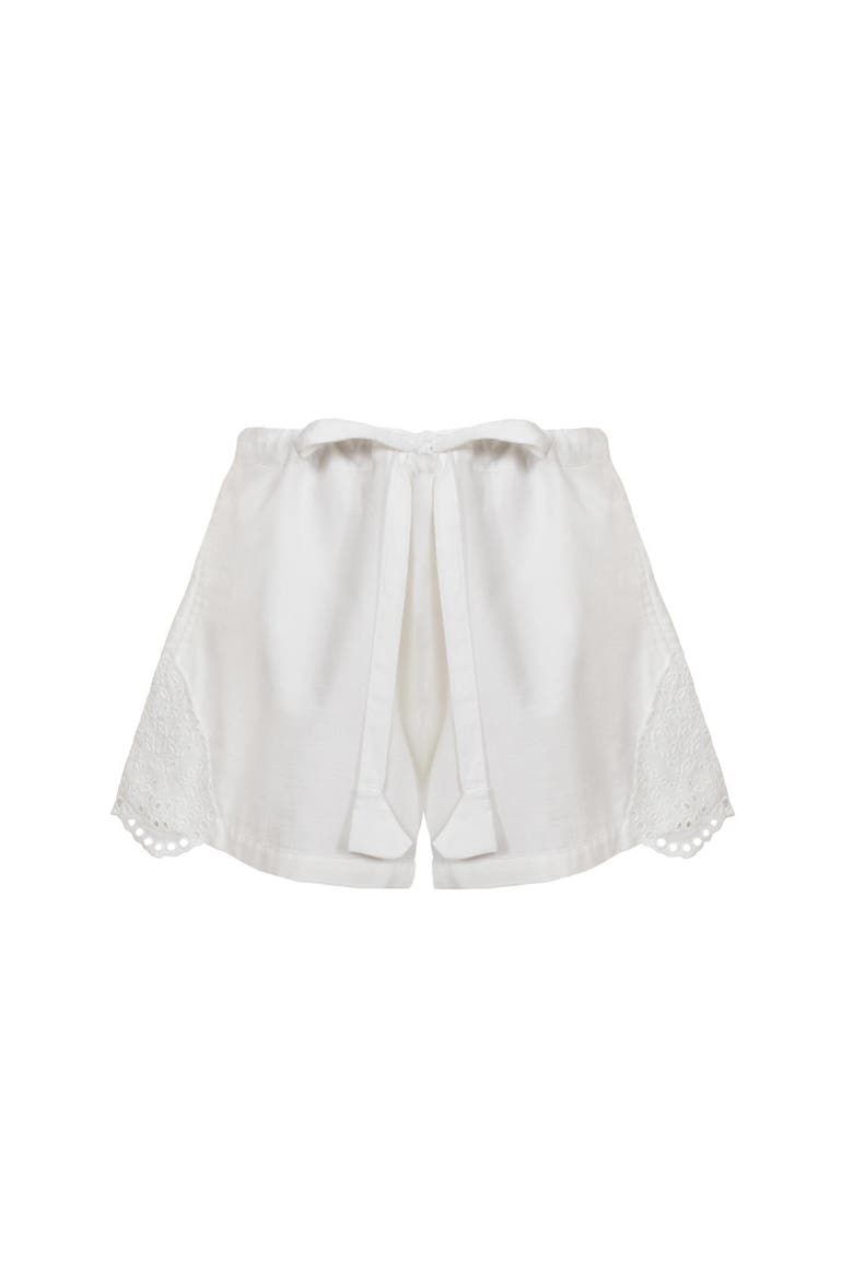 Nora Shifli Shorts, Alternate, color, White