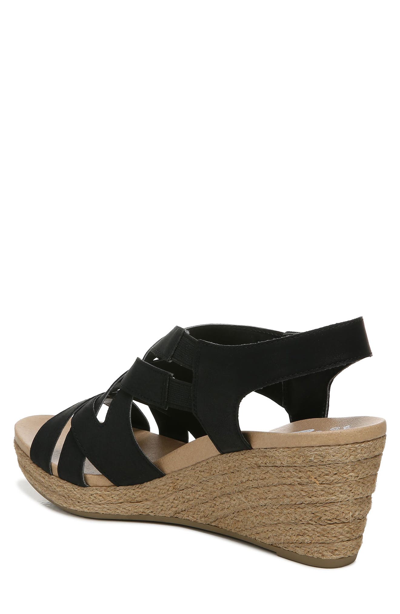 Dr. Scholl's Dr. Scholls Everlasting Leather Espadrille Wedge Sandal, Alternate, color, 