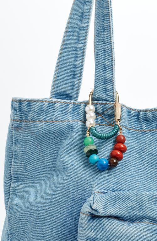 Chelsea28 Beaded Carabiner Bag Charm In Multi